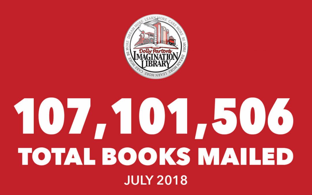Over 107 Million Free Books Mailed As Of July 2018