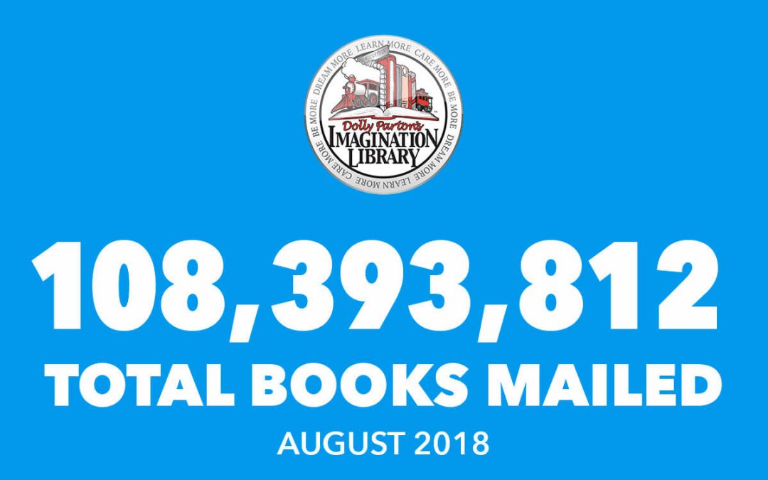 Over 108 Million Free Books Mailed As Of August 2018