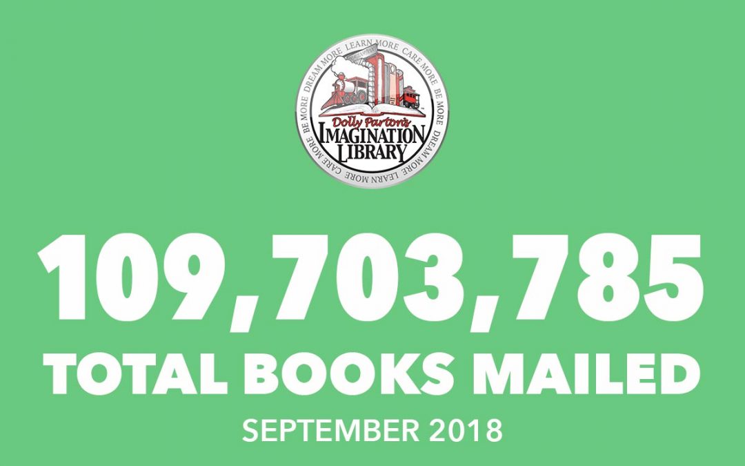 Over 109 Million Free Books Mailed As Of September 2018