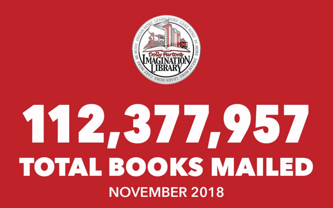 Over 112 Million Free Books Mailed As Of November 2018