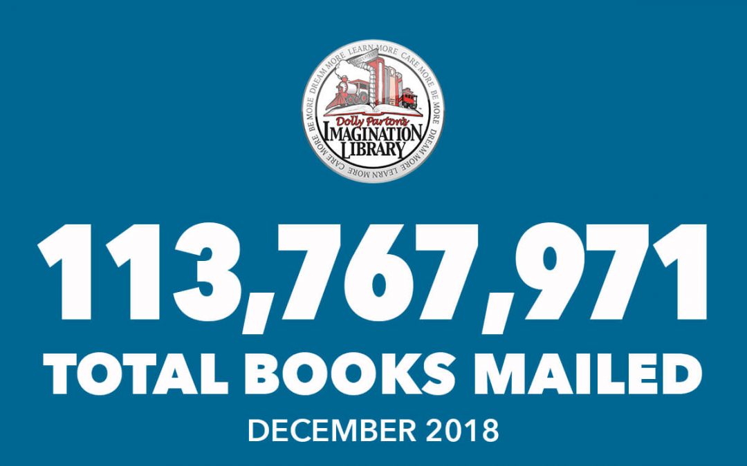 Over 113 Million Free Books Mailed As Of December 2018