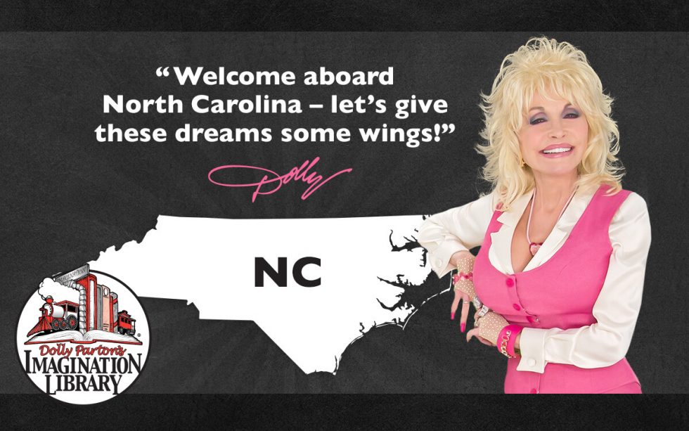 North Carolina Approves Dolly Parton’s Imagination Library Statewide Dolly Parton's