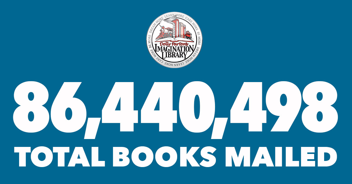 Imagination Library Total Books Mailed January 2017