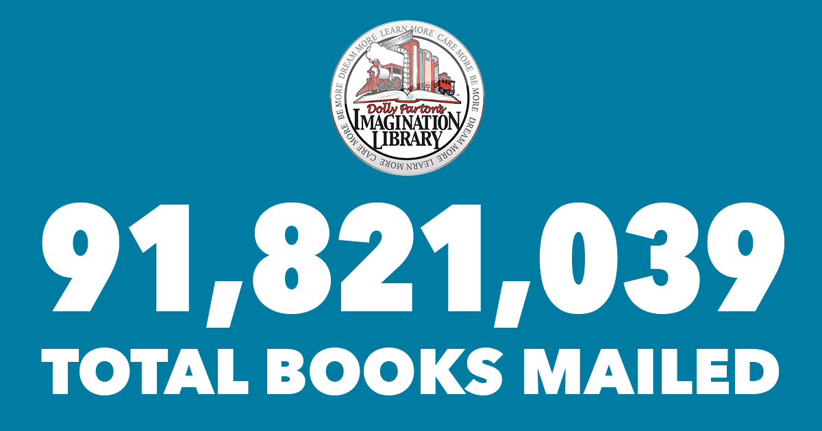Imagination Library Total Books Mailed June 2017