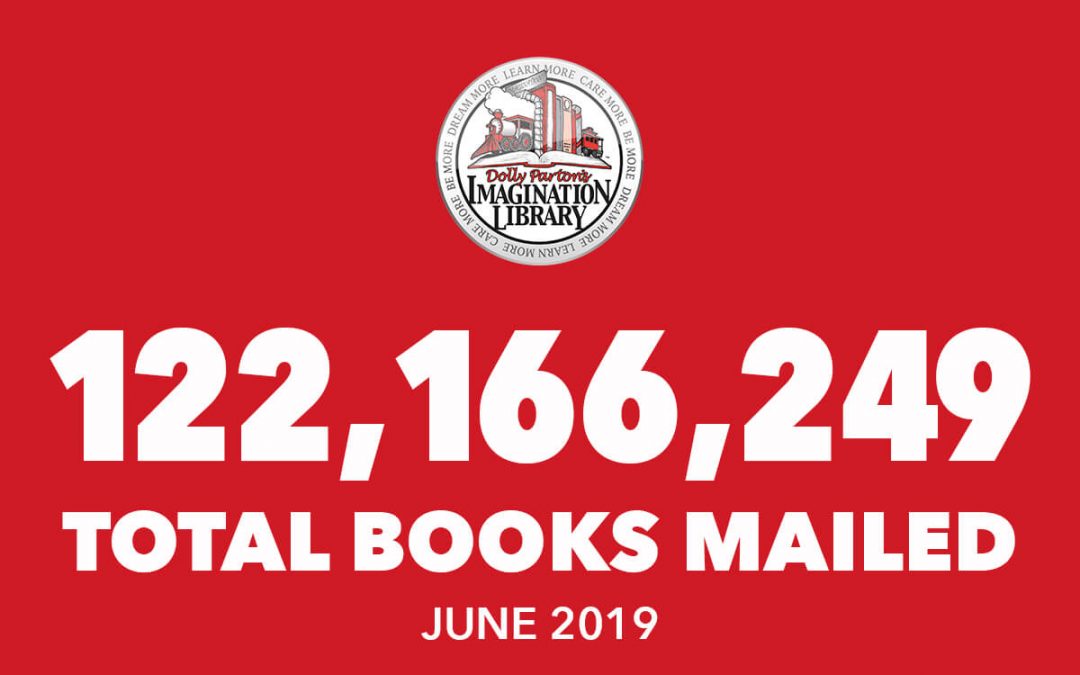 Over 122 Million Free Books Mailed As Of June 2019