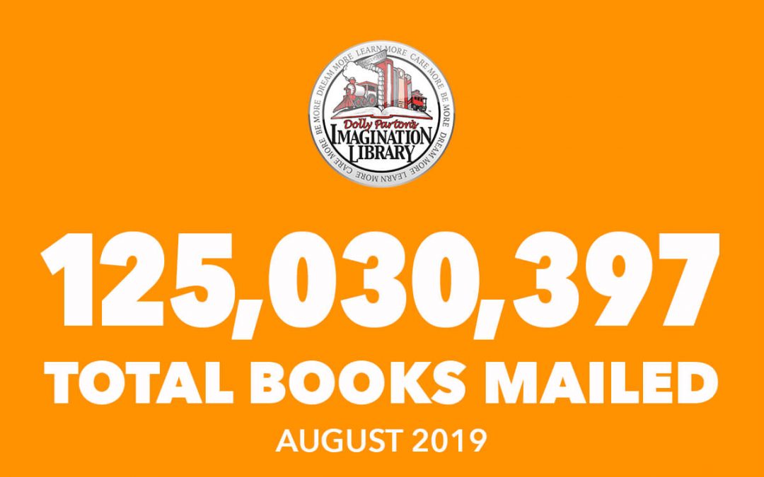 Over 125 Million Free Books Mailed As Of August 2019