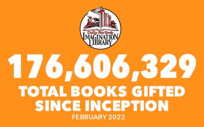 February 2022 Total Books Gifted - Dolly Parton's Imagination Library