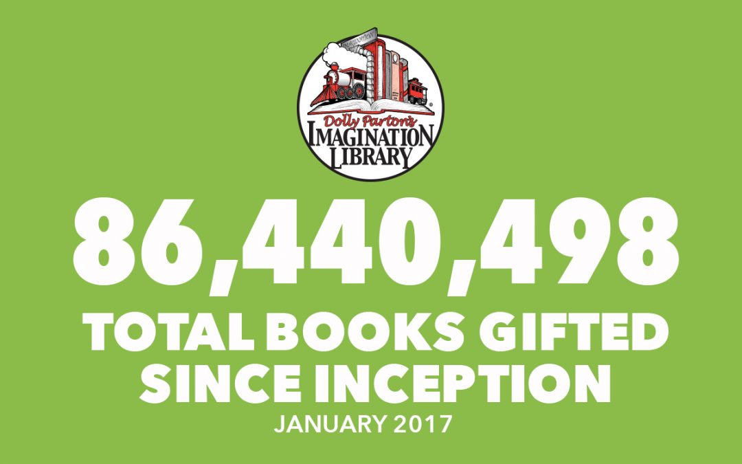 January Mailing Brings Total Free Books Mailed To Over 86 Million