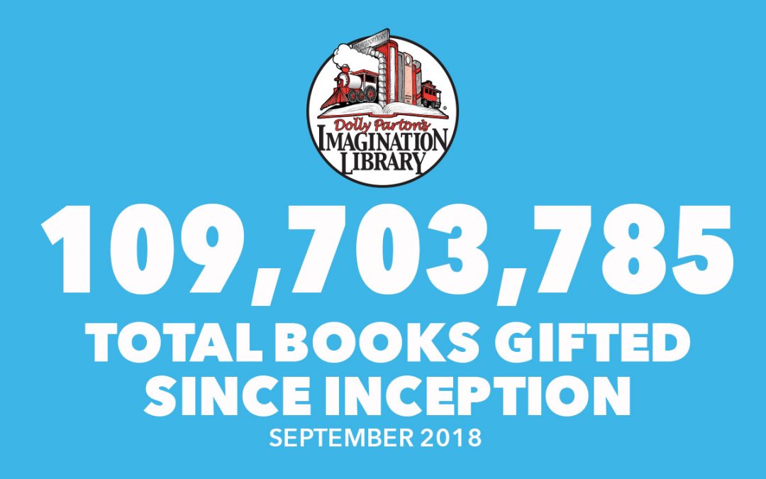 Over 109 Million Free Books Mailed As Of September 2018