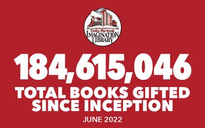 June 2022 Total Books Gifted Dolly Parton's Imagination Library