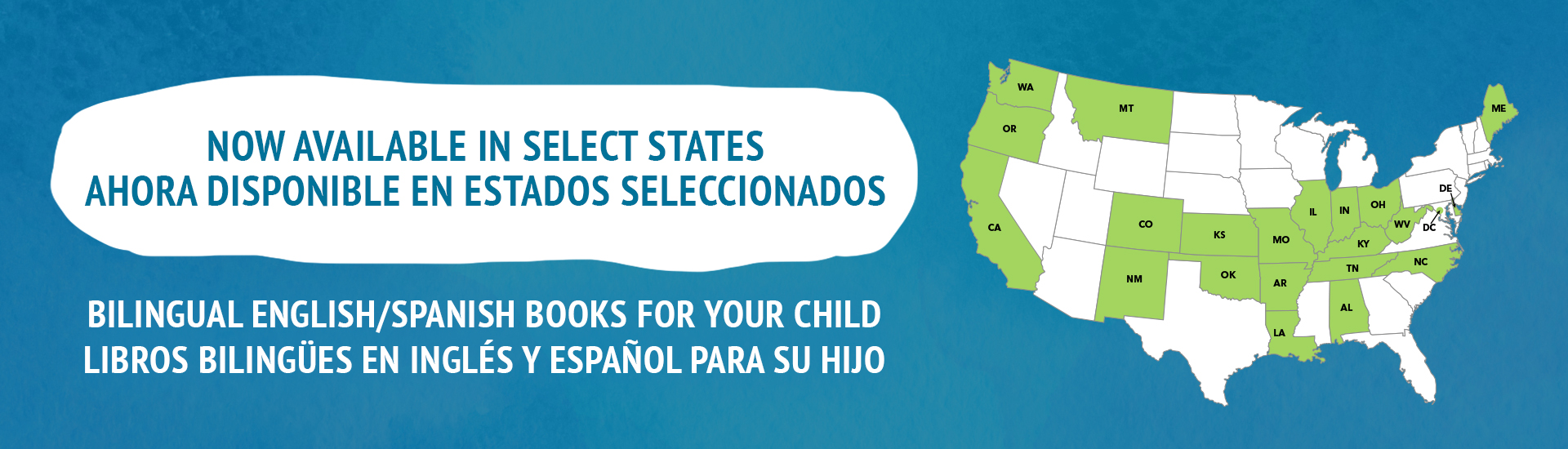 Now available in select states/Ahora disponible en estados seleccionados