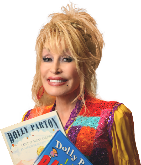 Dolly Holding Books